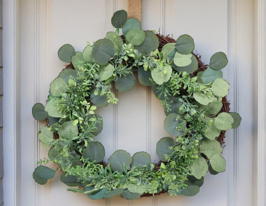 12" Mixed Eucalyptus Wreath